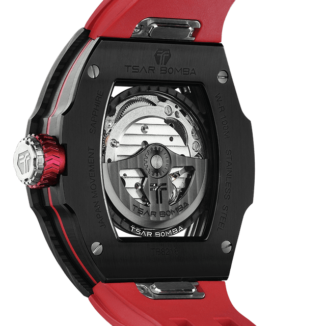 Atomic black/red | Black Dial