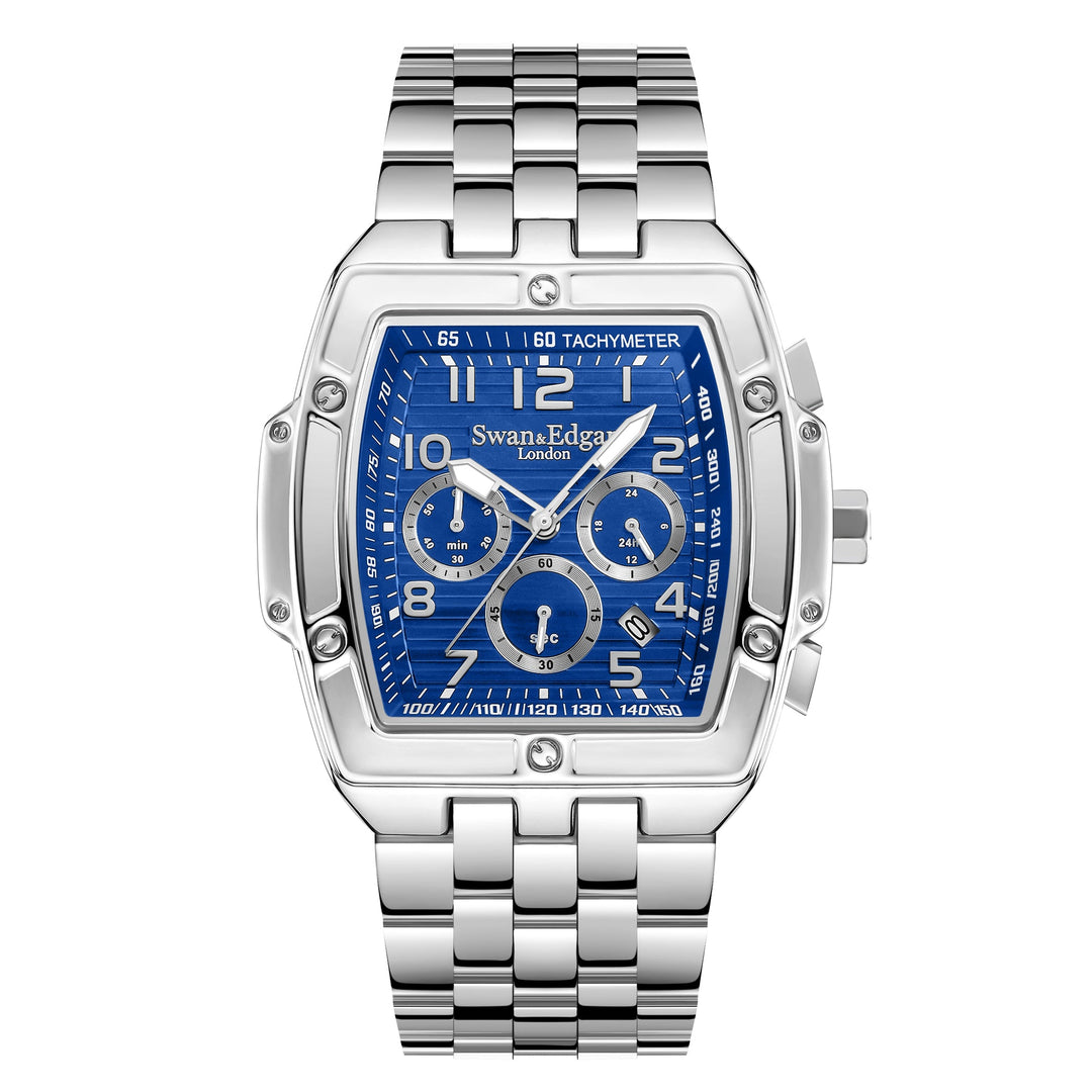 Ambassador Blue/Stainless Steel Blue Dial