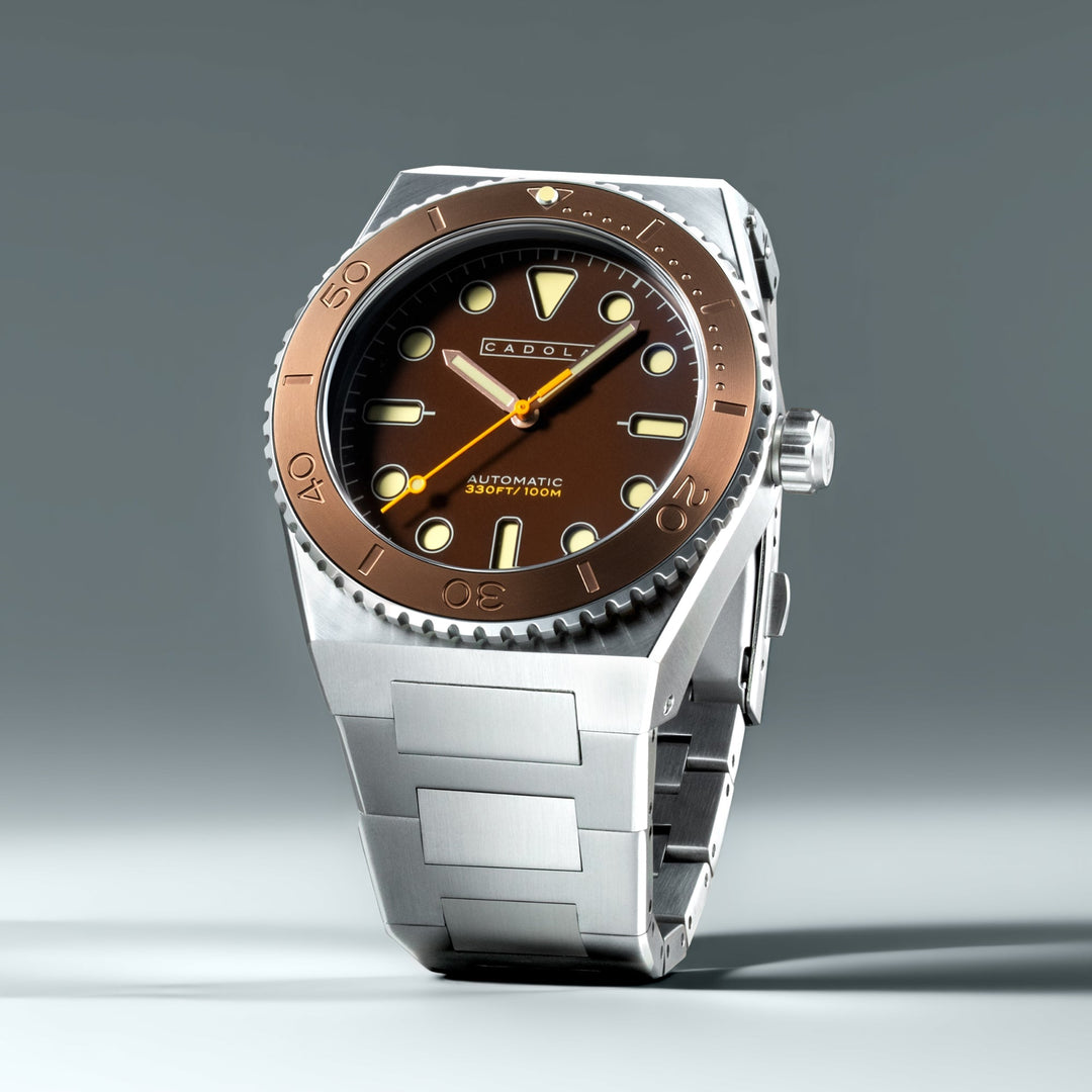 Farina Automatic Brown / Stainless Steel | Brown Dial