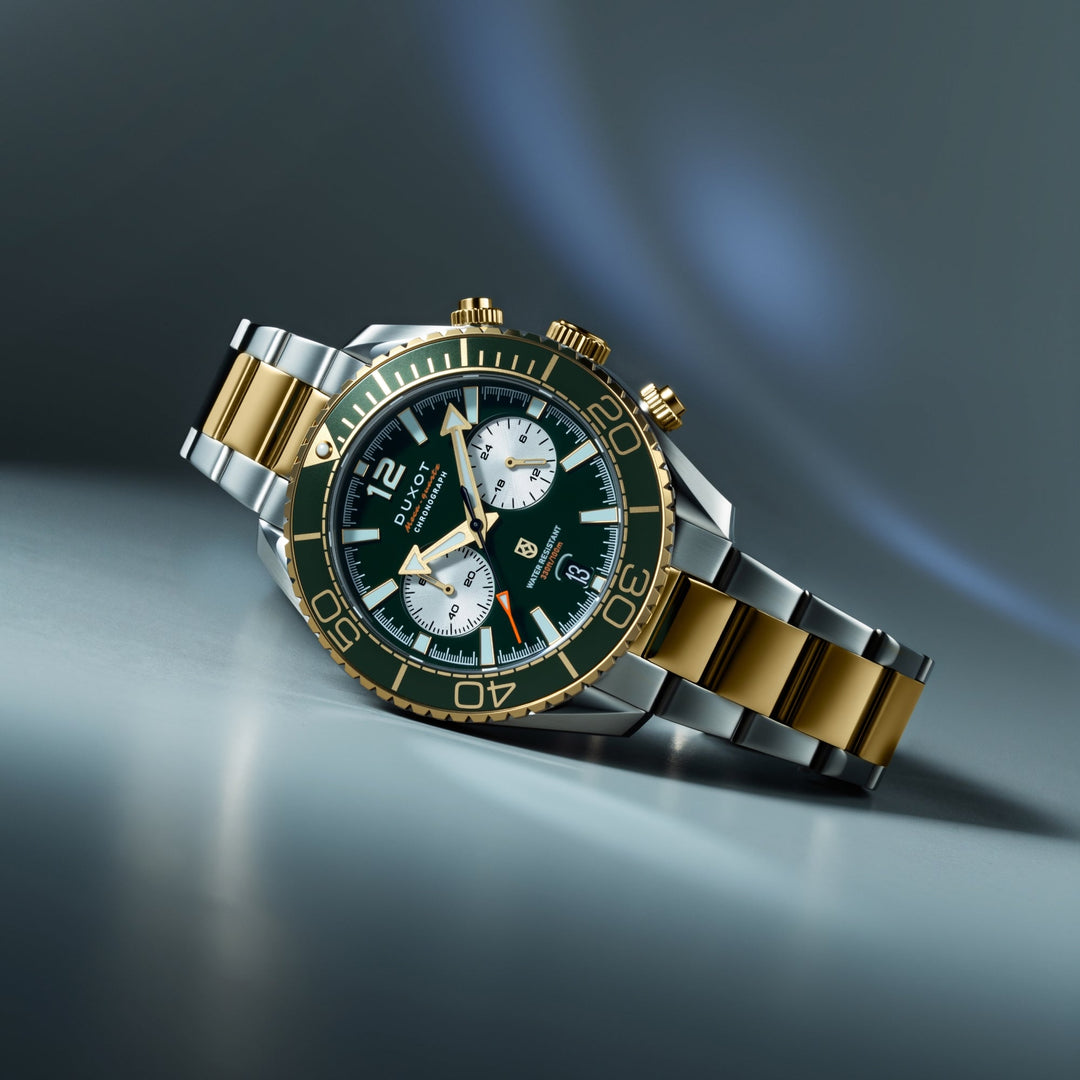 Tiburon Chronograph Green / Stainless Steel | Green Dial