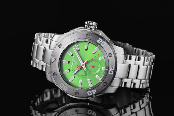 Superjet NE57 A343LIM Power Reserve Automatic 50mm Green | Green Dial