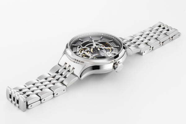 Competence Skeleton IV Black skeleton dial, stainless steel bracelet Black Skele