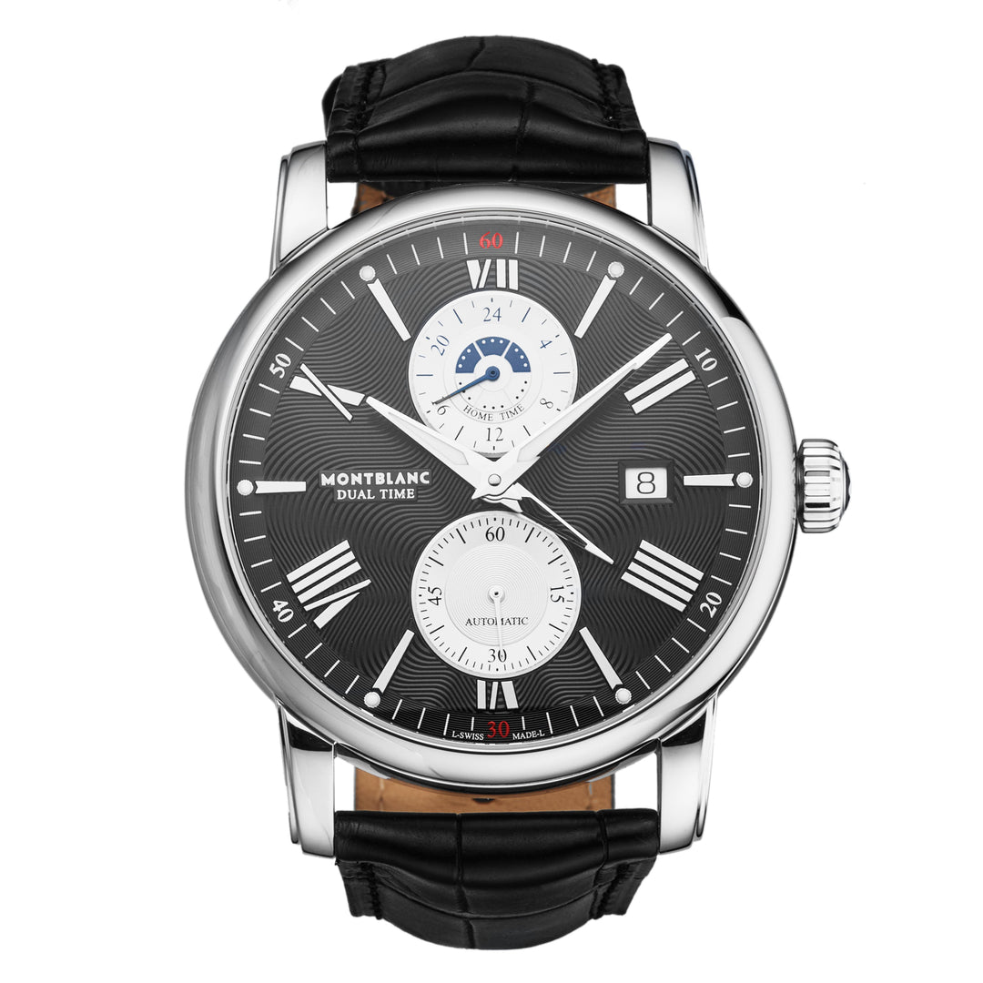 4810 DualTme 114858 / Black | Black Dial