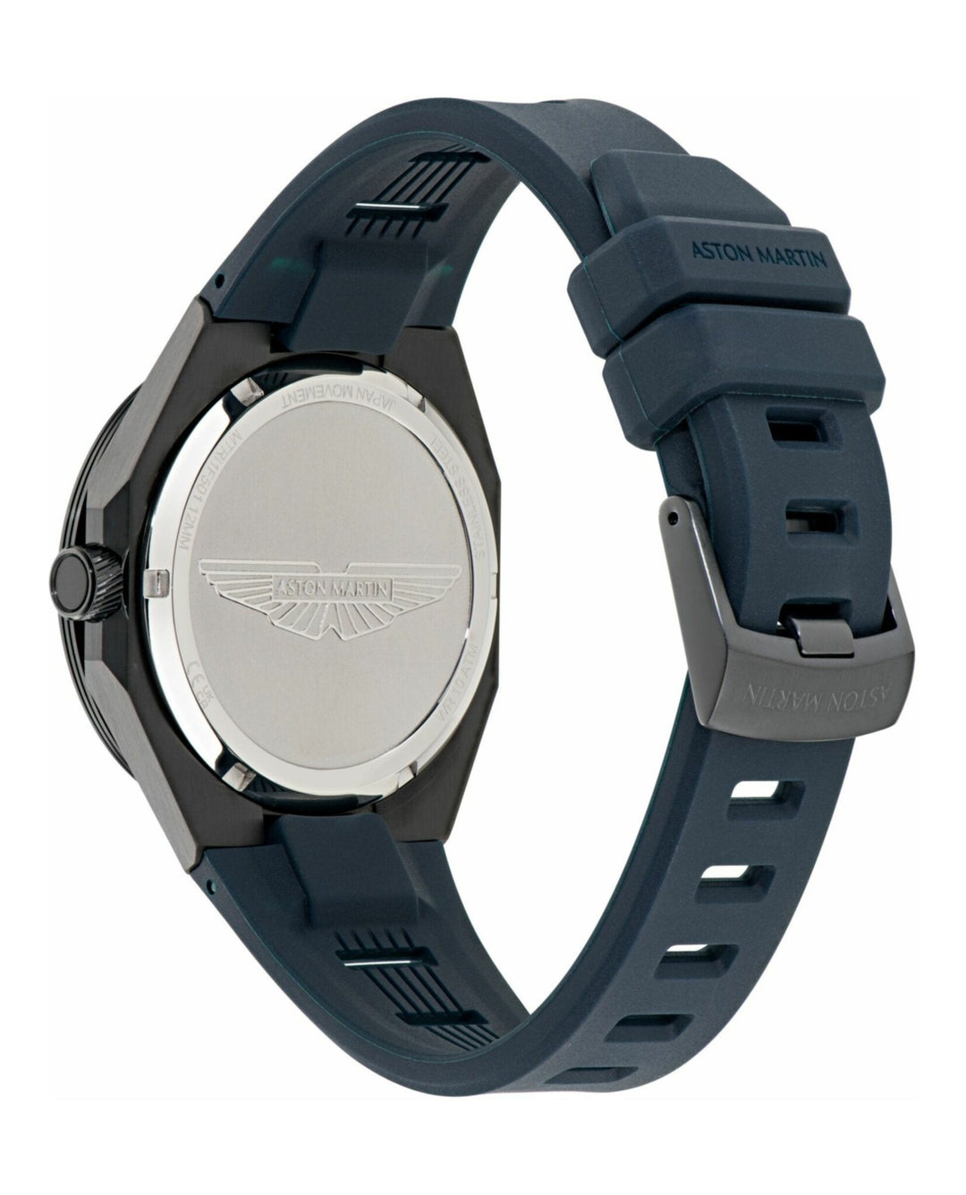 TKS Gunmetal IP/Blue Silicone Strap Blue Dial