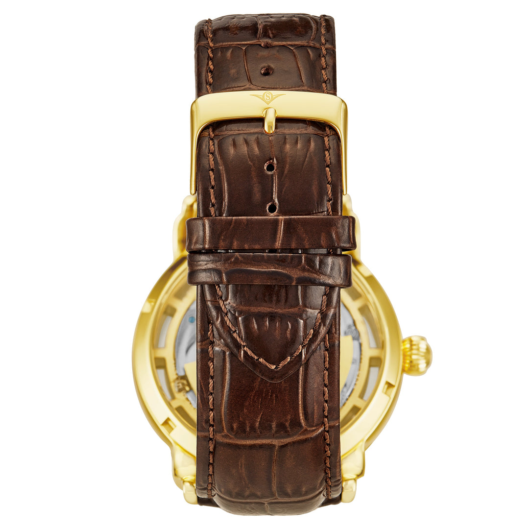 Legacy Brown/Gold Leather | Gold Dial
