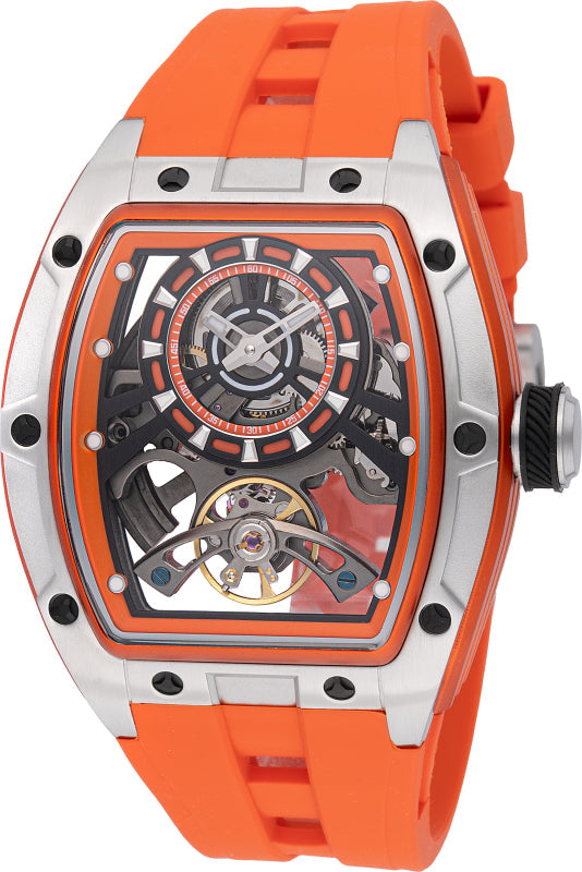 S1 Rally 44mm / Black / Orange | Black Dial