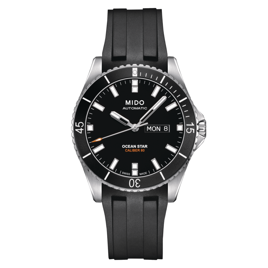 Ocean Star Black Rubber | Anthracite Dial