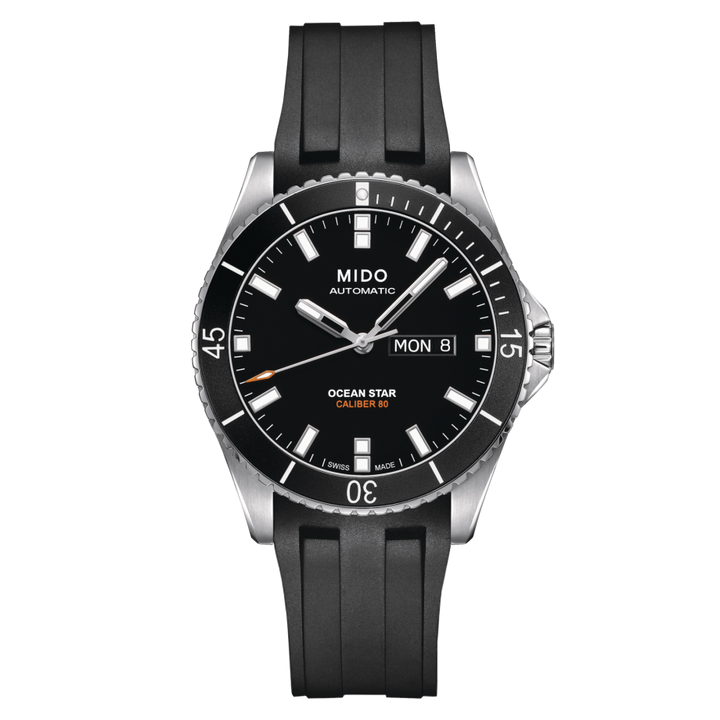 Ocean Star Black Rubber | Anthracite Dial