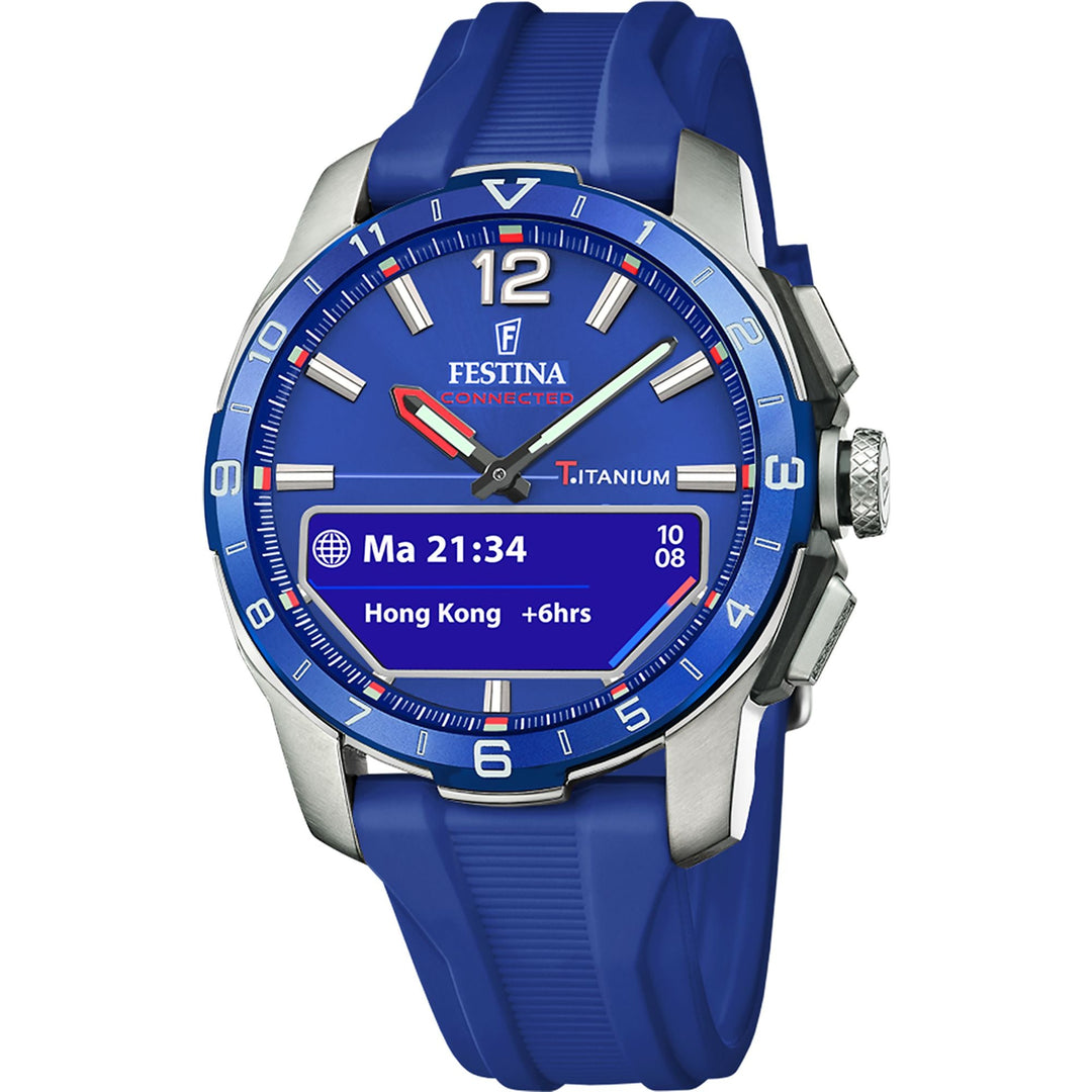 CONNECTED Blue / Plastic | Blue Dial