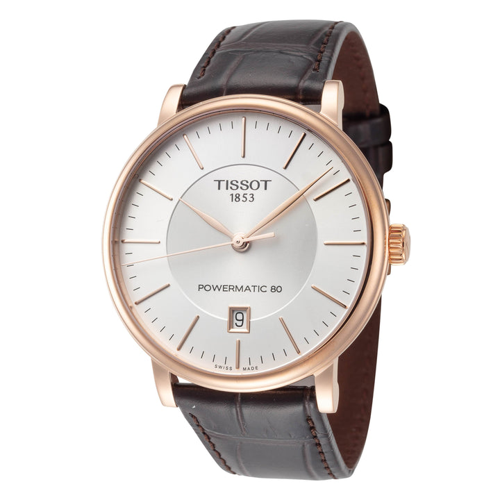Carson 40mm / Silver / Brown Silver Dial