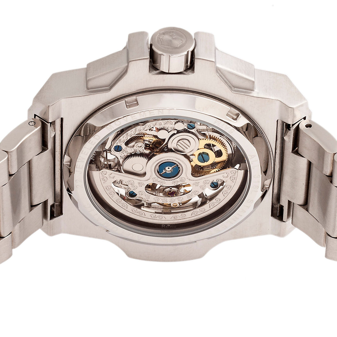 Commodus Bracelet Silver | Silver Dial