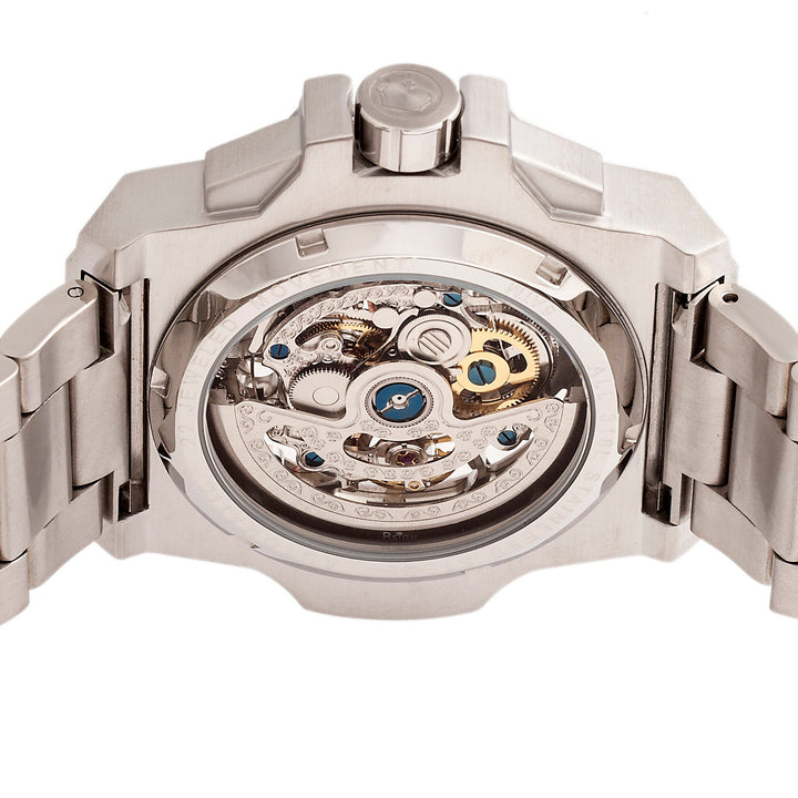 Commodus Bracelet Silver | Silver Dial