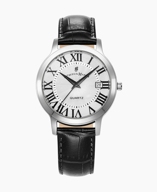 Genesis Black-tone White White Dial