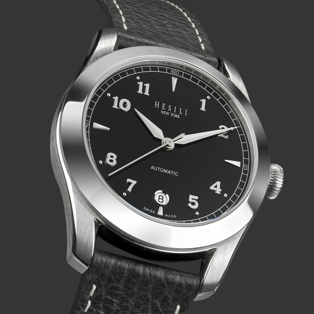 The Original Series Classic Black / Black Leather | Black Dial
