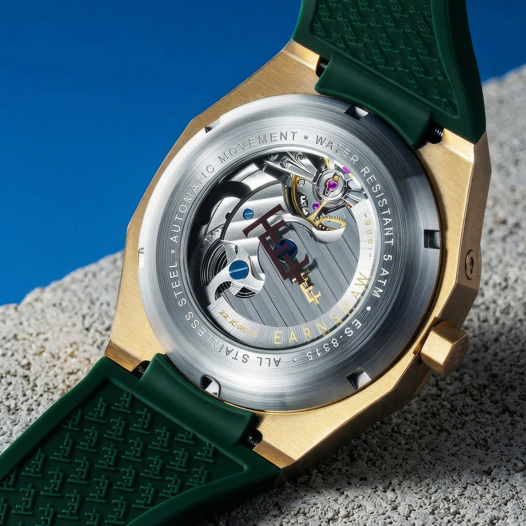 Drake Basil Breeze / Green Rubber Strap Green Dial