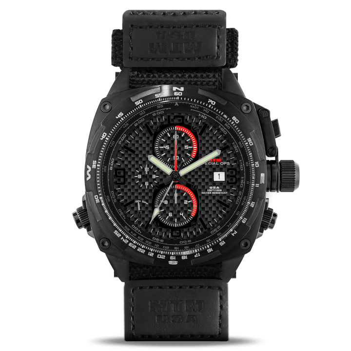 COBRA Black/Carbon | Black Dial