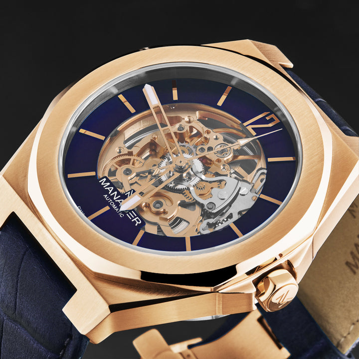Open mind MAN-RO-08-RL / Blue | Blue Dial