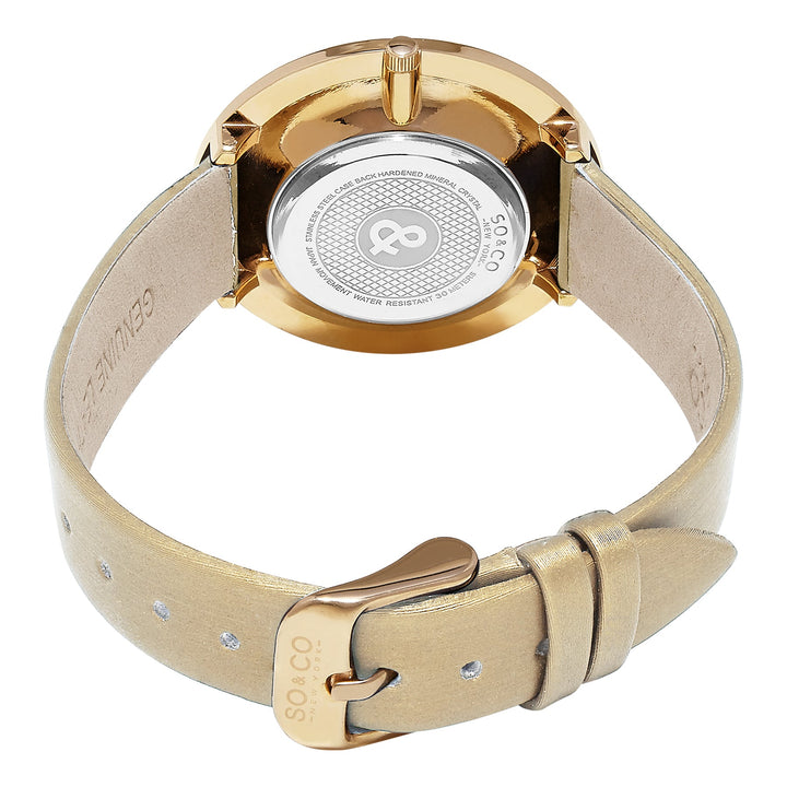 Chelsea Orange/Leather | Champagne Dial