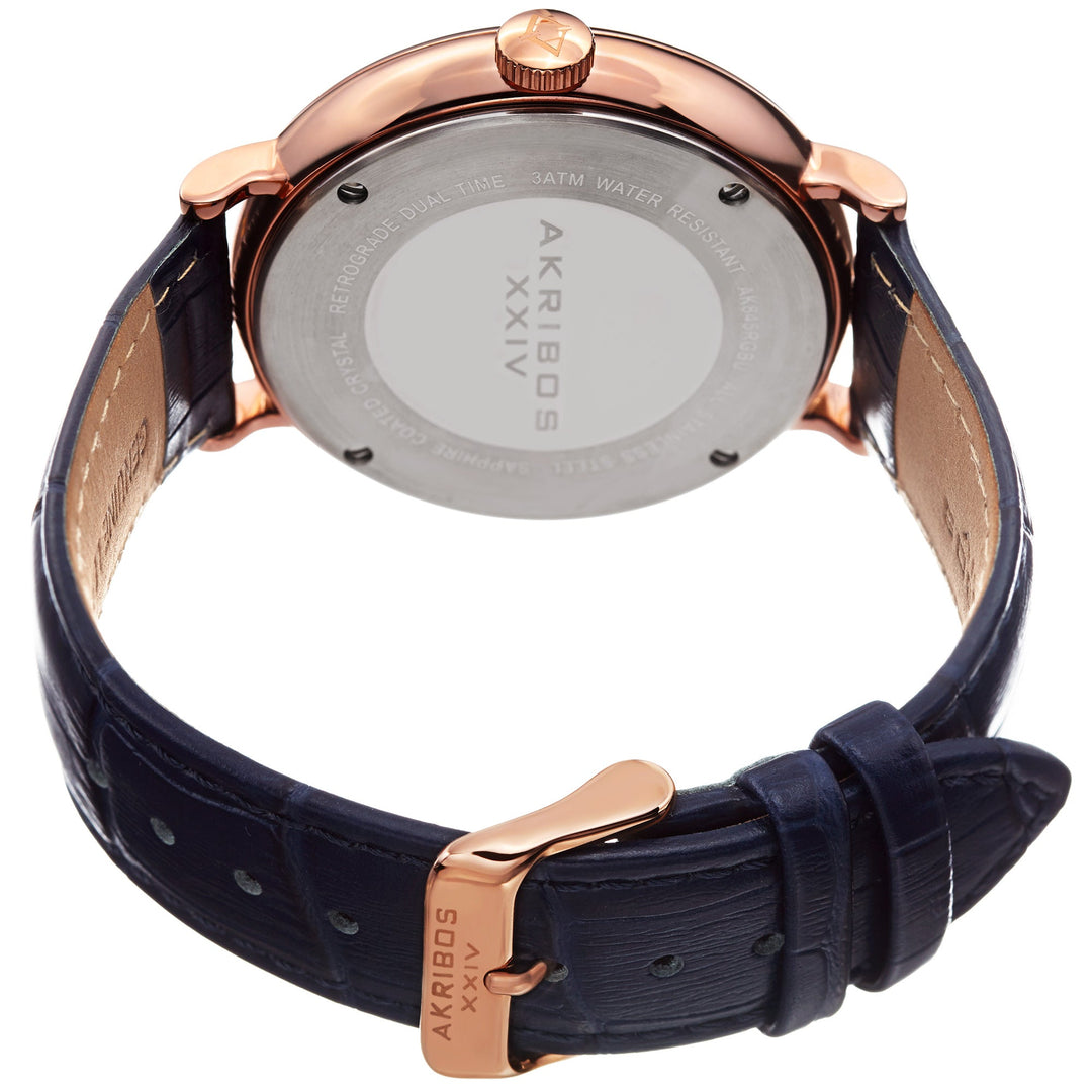 Explorer Rose Gold Tone/Rose Gold Tone Stainless Steel/Leather | Purple Dial