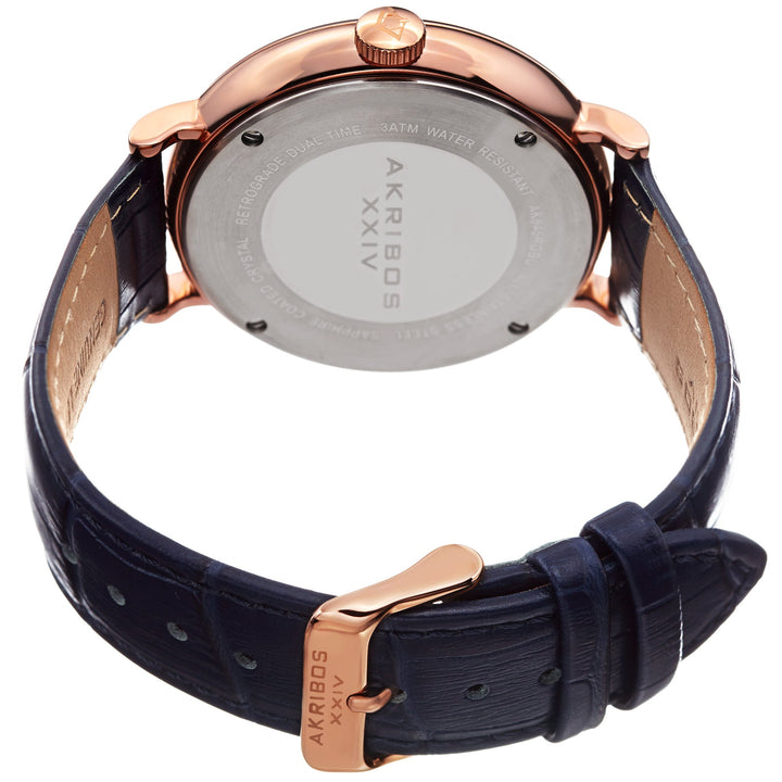 Explorer Rose Gold Tone/Rose Gold Tone Stainless Steel/Leather | Purple Dial
