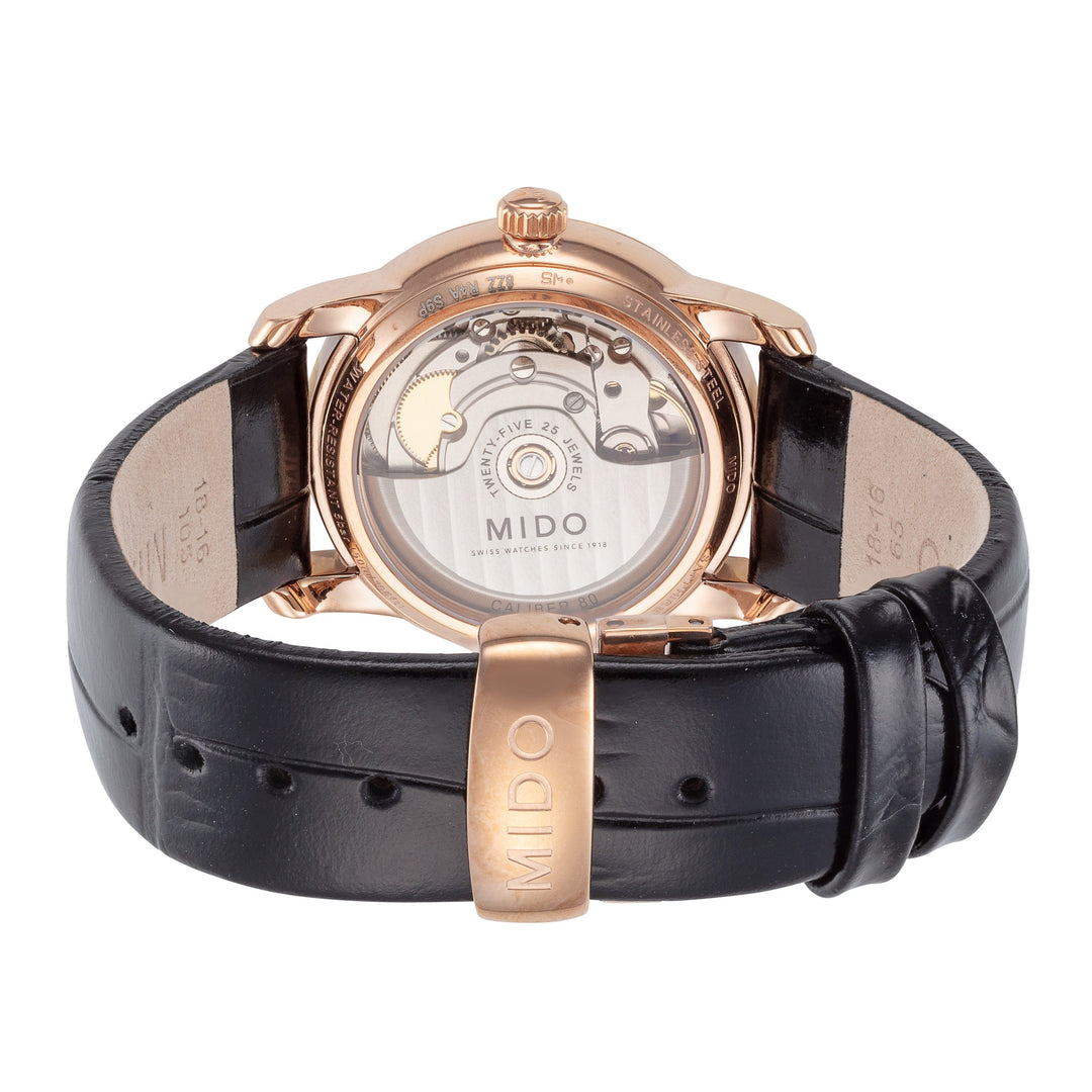 Baroncelli 33mm / White and Orange / Black | White and Orange Dial