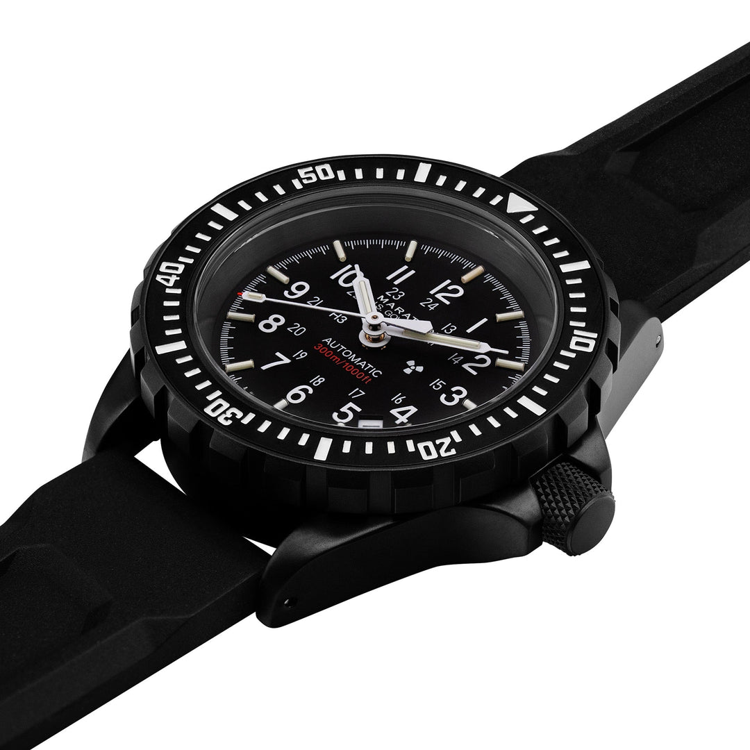 Dive BLACK/BKSS 3PC RUBBER (WW194006BK-0030) Black Dial