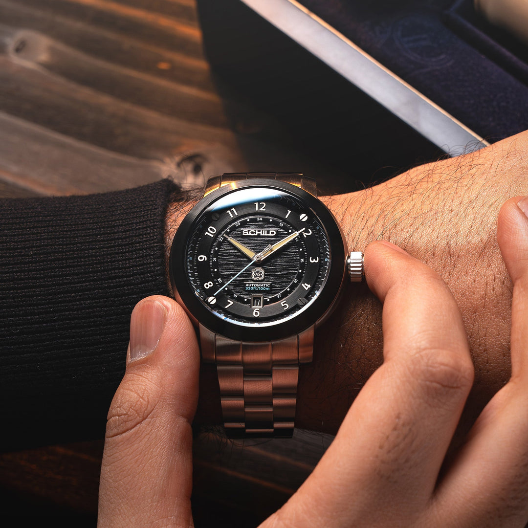 HEINRICH SWISS AUTOMATIC LIMITED EDITION LIMITED EDITION BLACK / STAINLESS STEEL