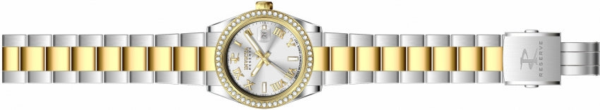 Elite Diamond Silver dial / Two-Tone Silver / Gold Stainless Steel Bracelet Silv