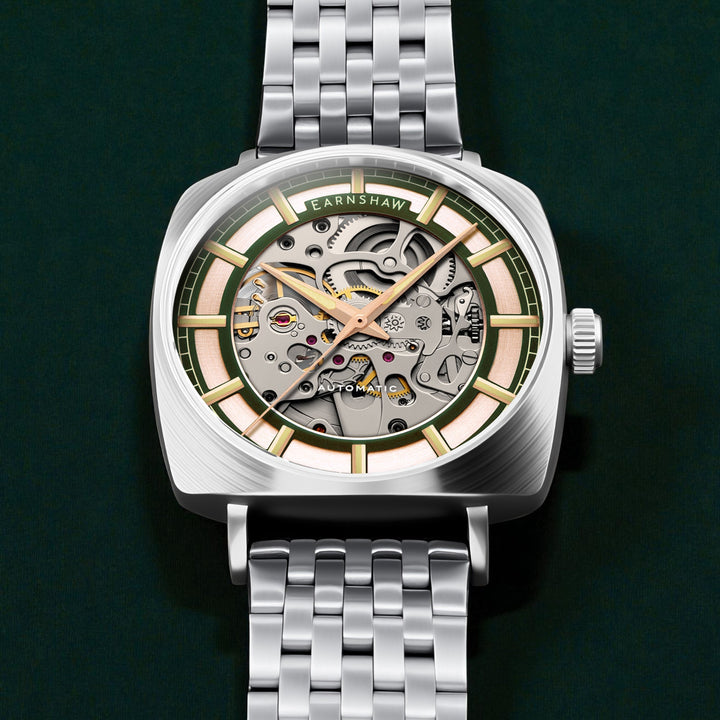 City Of London Moorgate Skeleton Automatic Rose Gold / Stainless Steel | Rose Go