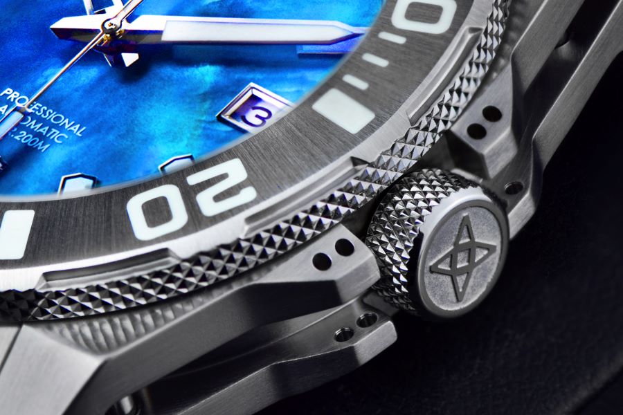 Silverjet AM/PM NH37 Automatic Blue Mother of Peal Dial | Blue Mother of Pearl D