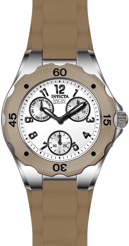 Angel White Dial / Grey Silicone Strap White Dial