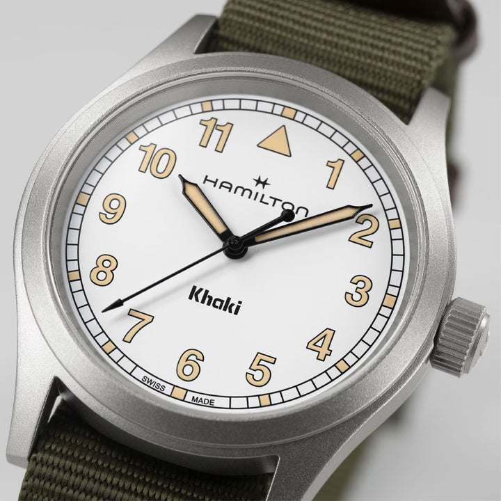 KHAKI FIELD White / 38mm White Dial