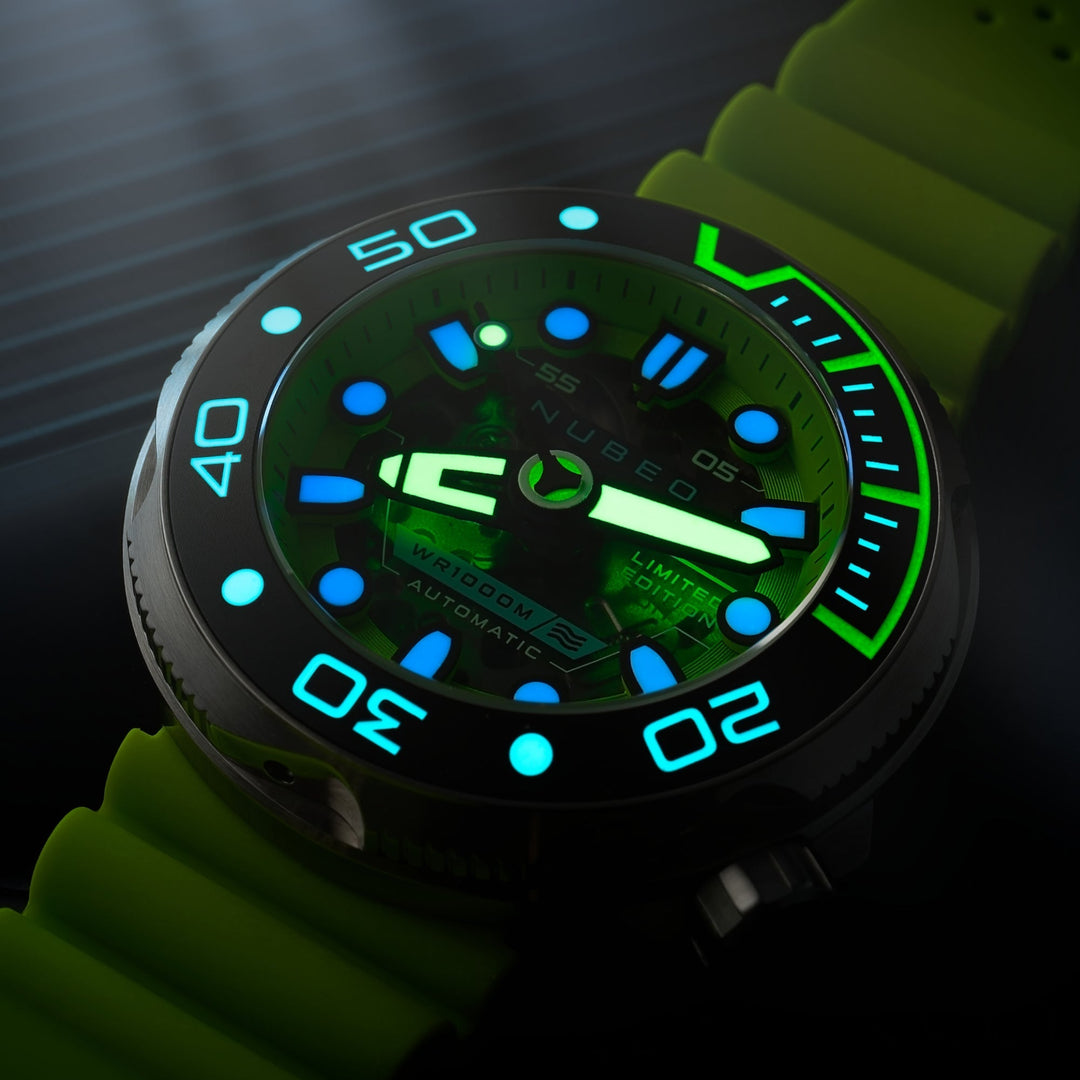 Ventana Skeleton Automatic Limited Edition Green / Silicone | Green Dial
