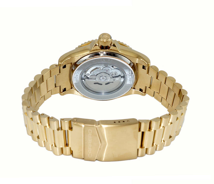 Catania MOP Goldtone-Green | Gold Dial