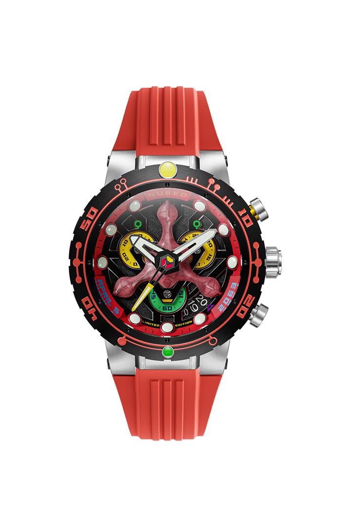Opportunity Chronograph Star Trek First Contact Day Limited Edition Black / Rubb