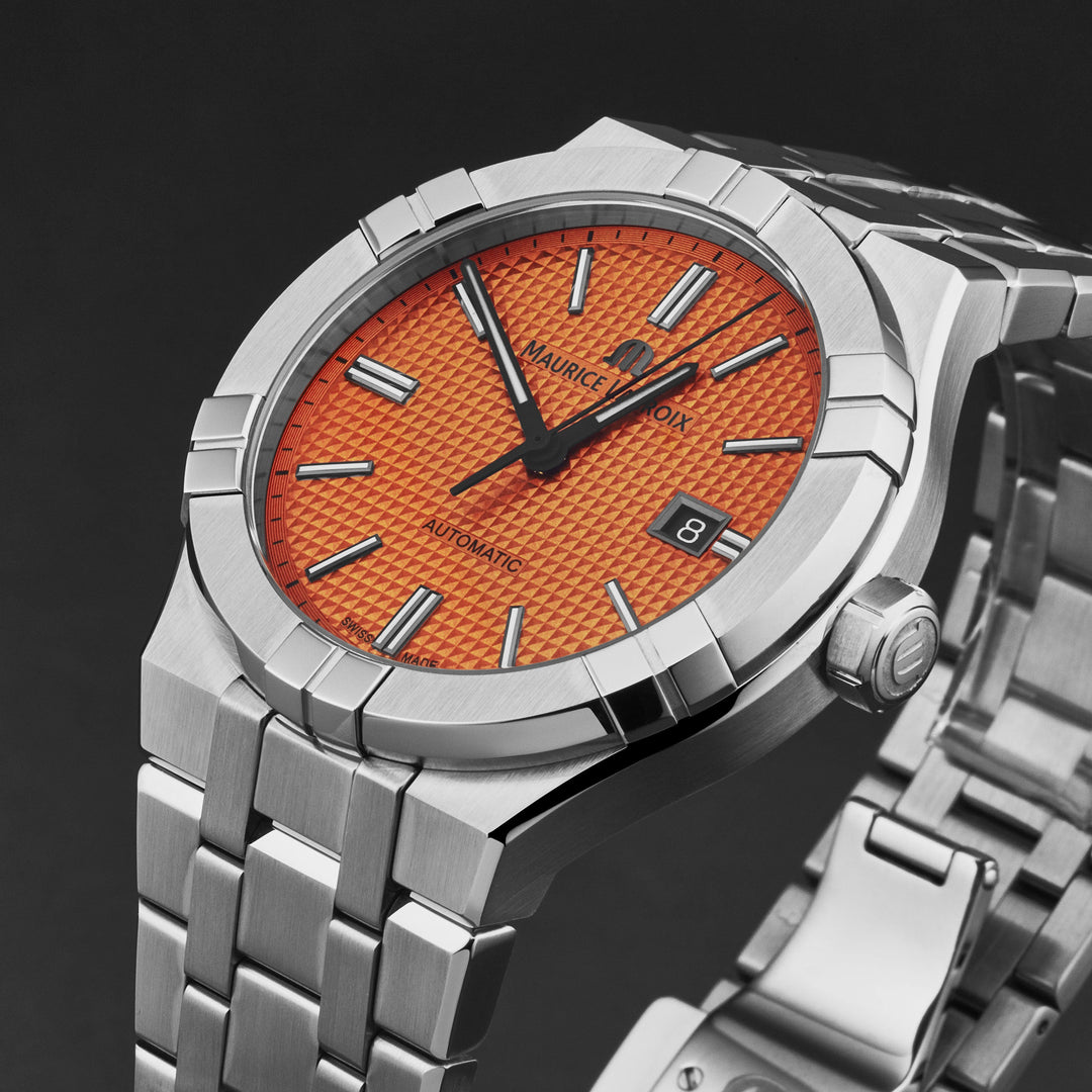 Aikon AI6008SS00F530E / Orange | Orange Dial