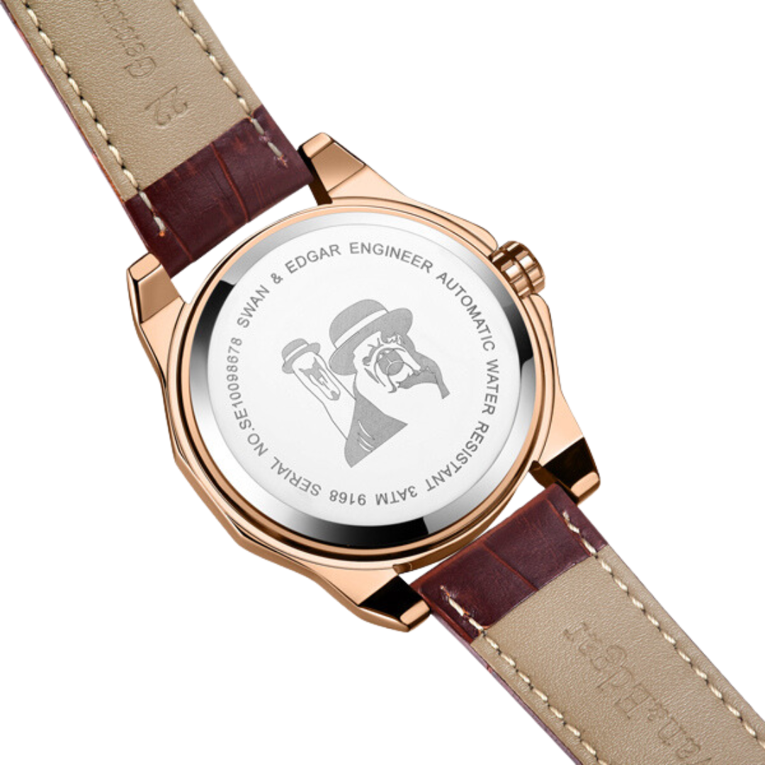 Engineer Automatic Brown  Dial / Brown Leather Strap Brown Dial