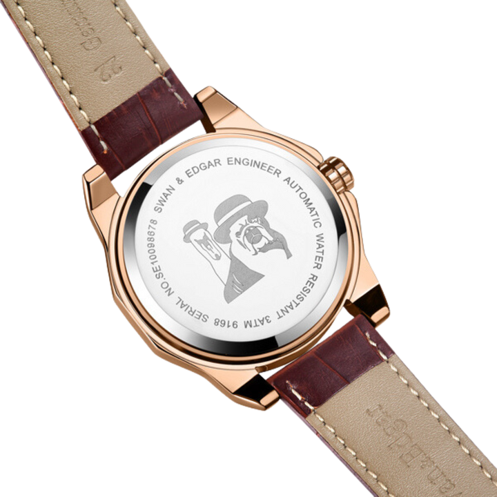 Engineer Automatic Brown  Dial / Brown Leather Strap Brown Dial