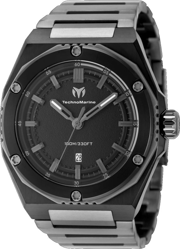 Coral Legacy 45mm / Black / Grey Black Dial