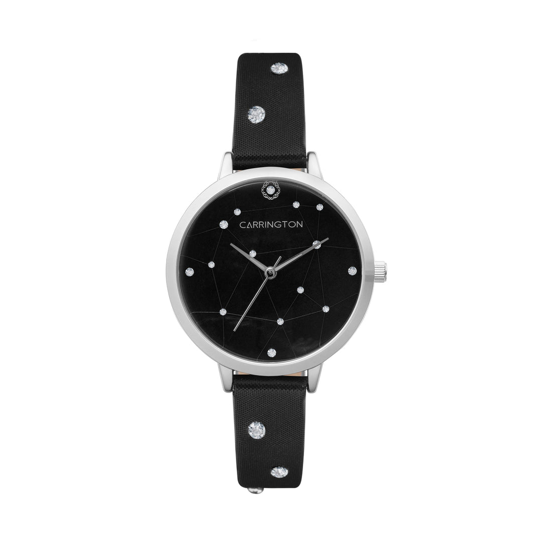 Catherine Black / Leather | Black Dial