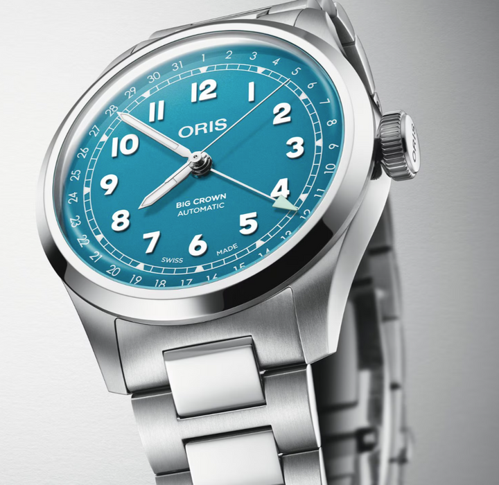 Big Crown Pointer Date Blue Blue Dial