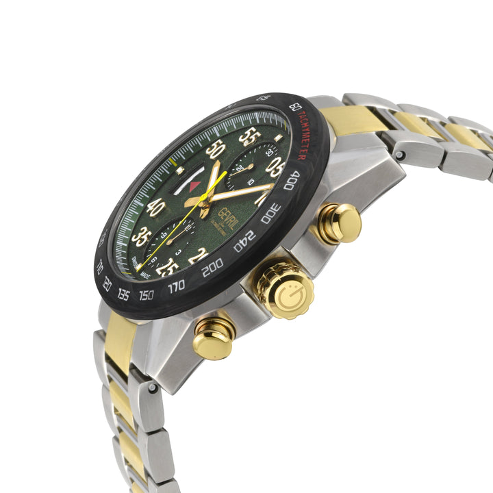 Ascari - Chronograph Swiss made Automatic Chrono Sellita SW500 forged carbon bez