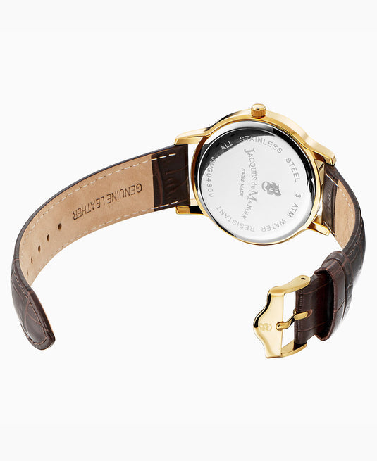 Genesis Brown-tone Gold Gold Dial