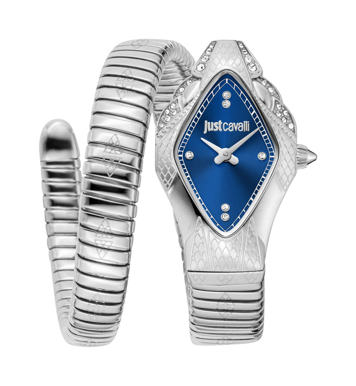 Snake 22mm / Dark Blue / Silver Dark Blue Dial