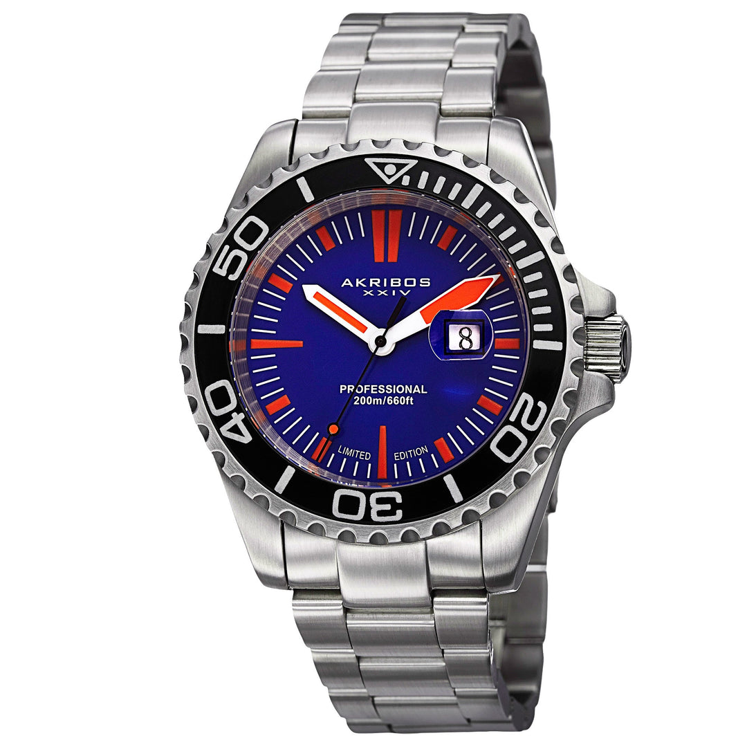 Extremis Silver Tone/Stainless Steel/Stainless Steel | Blue Dial