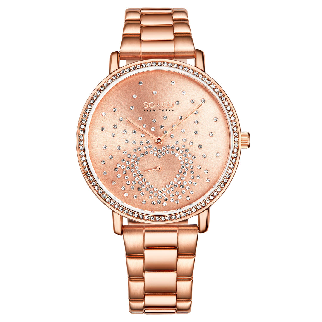 Madison-5580.3 Rose Gold/Stainless Steel | Champagne Dial