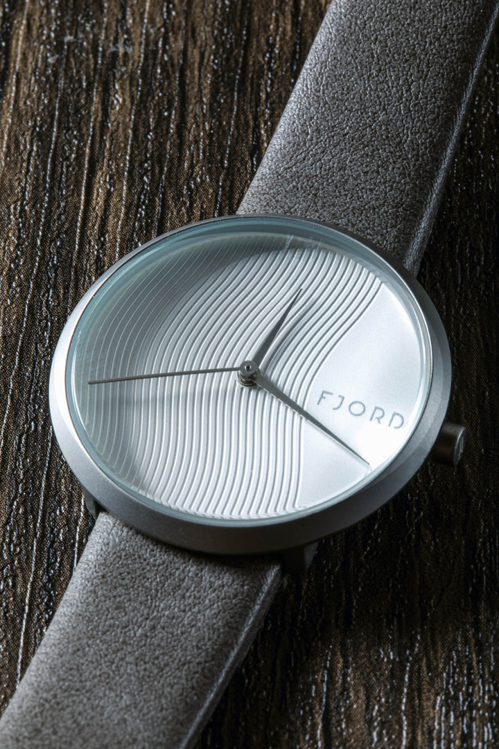 Laurens Silver / Leather | White Dial
