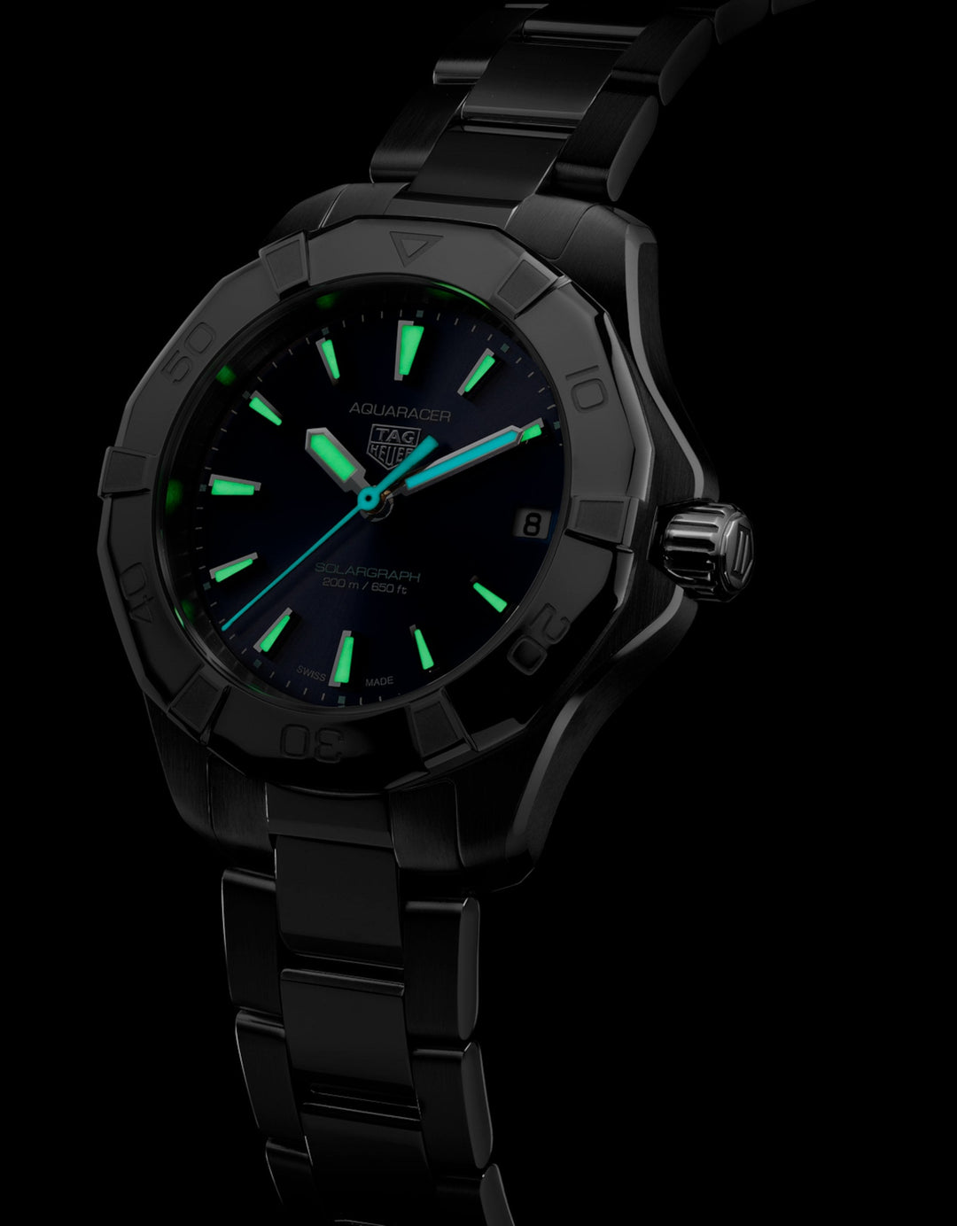 Aquaracer PROFESSIONAL 200 SOLARGRAPH 34mm Northern Glow | Blue Dial
