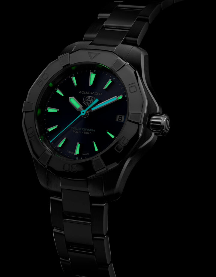 Aquaracer PROFESSIONAL 200 SOLARGRAPH 34mm Northern Glow | Blue Dial