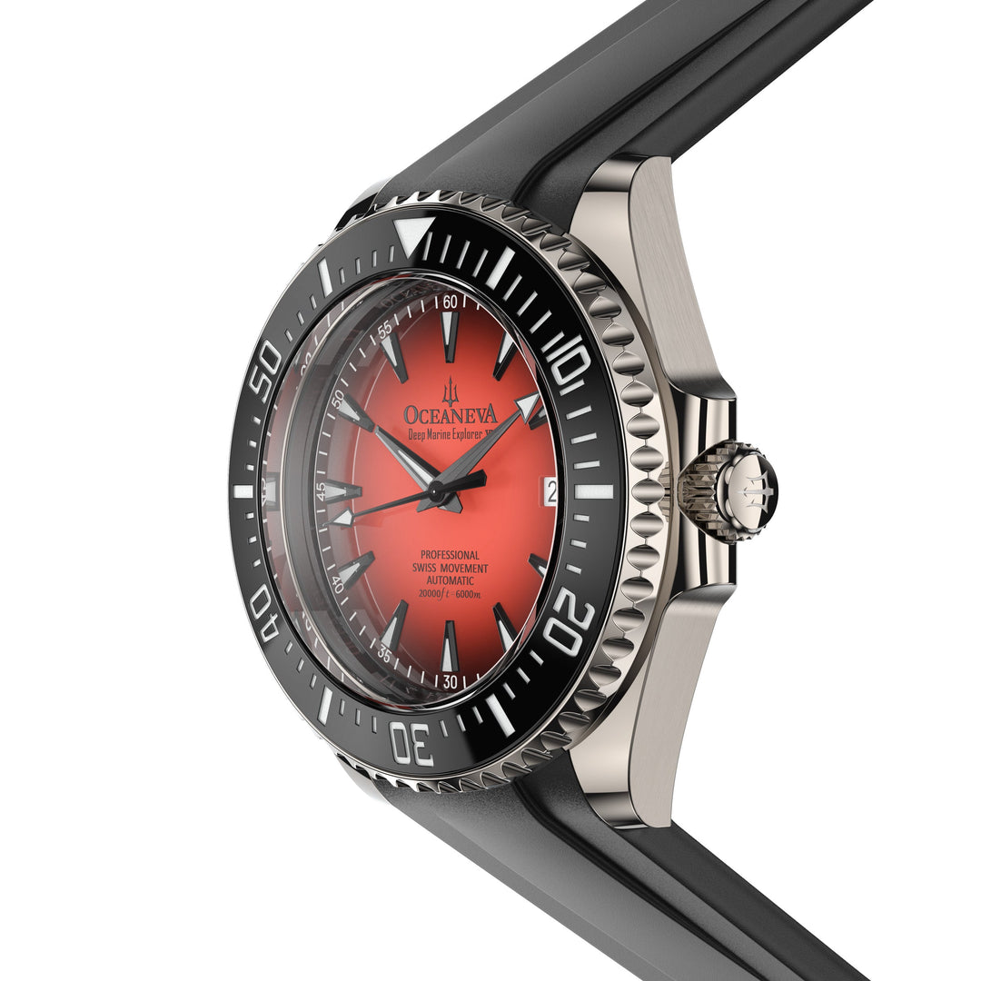 Oceaneva Deep Marine Explorer VI 6000M - Coral Titanium Automatic 6000m/CoralBur